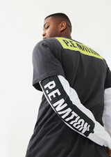 Extension Tee in Ebony
